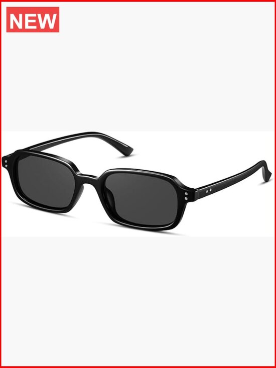 Trendy Rectangle Polarized Sunglasses UV400 Retro Small Square main image 7